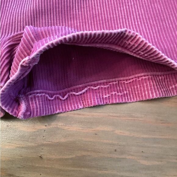 FREE PEOPLE MOVEMENT SIZE M/L DEEP MAGENTA PRAJNA RIBBED BIKER SHORT - Picture 4 of 4